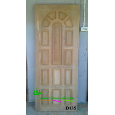 ประตูไม้สักบานเดี่ยว รหัส D135